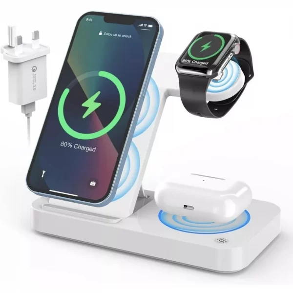 Wireless Charger 4in1 Fast Dock Charging Station For Apple Watch iPhone 15 14 13 - Image 5