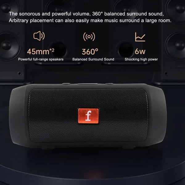 40W Portable Wireless Bluetooth Speaker Waterproof Stereo Bass Loud USB AUX FM